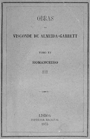 [Gutenberg 63439] • Romanceiro III · Romances Cavalherescos Antigos